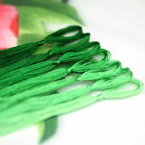 Image of MIINGGUXIUYI Mulberry Silk Floss Embroidery Thread Floss-Cross Stitch Threads China Silk Woven Jewelry Threads DIY Sewing Kits (92)
