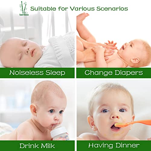 Grt 2 Pack Bamboo Waterproof Crib Mattress Protector, Cooling Quilted Baby Mattress Cover Fitted Deep Pocket From 4" Up To 9", Extra Soft Breathable & Noiseless Toddler Mattress Pad 52"X28", White #TOP4