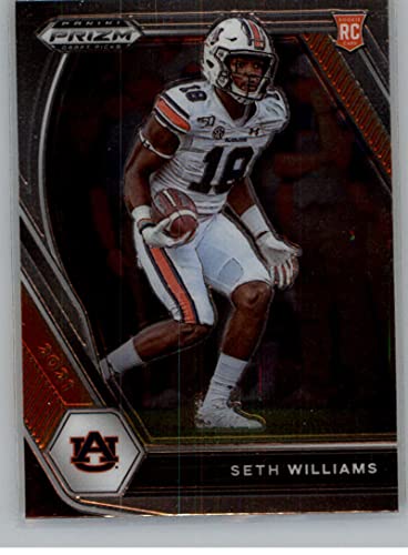 2021 Panini Prizm Draft Picks #153 Seth Williams Auburn Tigers RC Rookie Football Trading Card