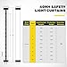 CGOLDENWALL Safety Light Curtains Safety Protection Sensor Light Screen Beam Pitch 40mm, Beams 10, Protection Height 360mm, Total Height 430mm with Controller and Cable