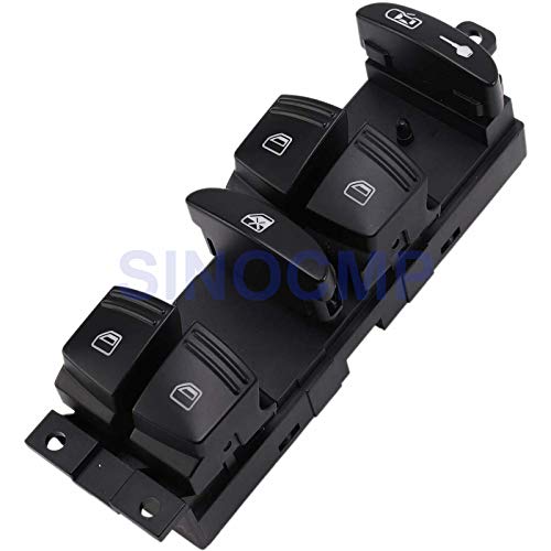 SINOCMP 95561315602 Poder Maestro Interruptor de Ventana para Porsche Cayenne 2003-2010, 3 meses de garantía Cover