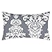 Zestaw 1 poszewek na poduszki 50 x 70 cm poszewka na poduszkę prostokątna dwustronna poszewka na poduszkę, z niewidocznym zamkiem błyskawicznym, na sofę do sypialni kanapy samochodu dekoracja domu (biały wzór) 50 x 70 cm A3673