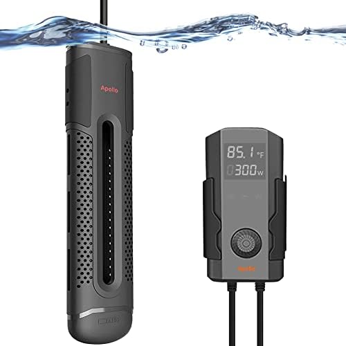 2023 Upgrade Digital Submersible Aquarium Heaters 300W/500W, Fish Tank Heater with External Digital LED Temperature Controller and Double Quartz Explosion-Proof Tubes, for Fresh and Salt Water