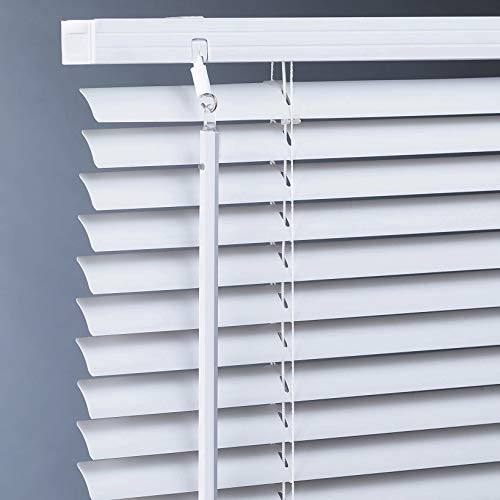 Boxstar PVC VENETIAN BLIND WHITE (White, 150cm width x 152cm drop)