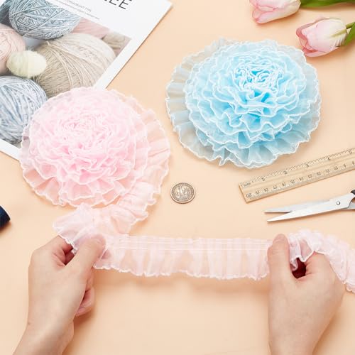 PH PandaHall 6 Yards Sewing Lace Trim Fabrics - Image 3