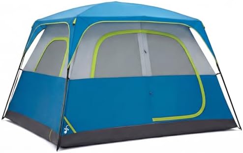 OLIXIS Camping Tent 2/4/6/8 Person, Waterproof Windproof Dome Ten...