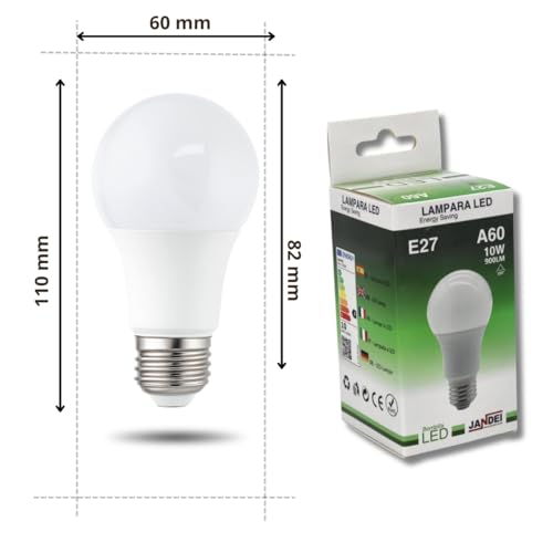 Ampoules LED E27 JANDEI pour illuminer vos décorations de Noël - 6