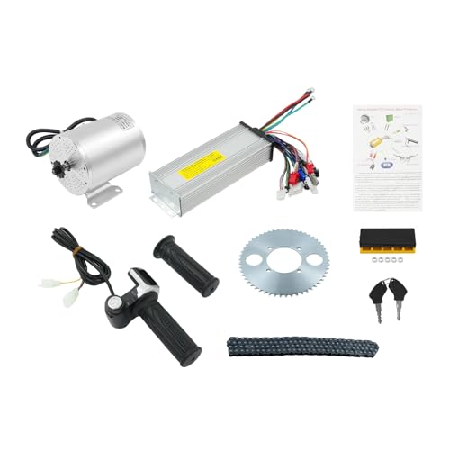 48V 2000W Electric Brushless DC Motor Complete Kit 4300RPM High-Speed Electric Motor with 5.4N.m Controller & LCD Throttle for Electric Bike Scooter Bicycle Motorcycle Mini Go Kart DIY