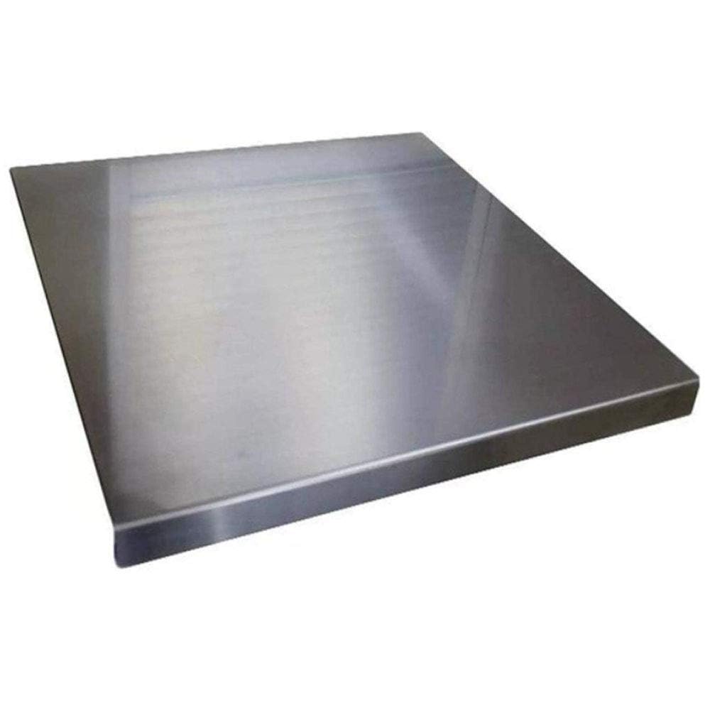 ZOIMANIA – Planche à découper en acier inoxydable pour usage alimentaire – différentes dimensions – Profondeur 60 l 80 x p60 x 3 cm)