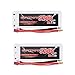GARTPOT RC Battery 2S 5200mAh 7.4V 50C LiPo Battery Hardcase Pack with Deans T-Plug for RC Car Evader RC Helicopter RC Truck RC Evader Bx Auto LKW Truck Truggy Buggy Boat RC Hobby (2packs)