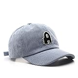 Elwow Herren Winter Warm Cord Baseball Cap für Holzfäller Aviator Trapper Trooper Mütze Trucker...