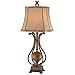 Stein World Furniture Copperfield Iron S Table Lamp, Black, Brown