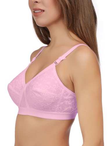 Image of Eve's Beauty Women's Non Padded Non Wired Cotton Full Coverage Bra
