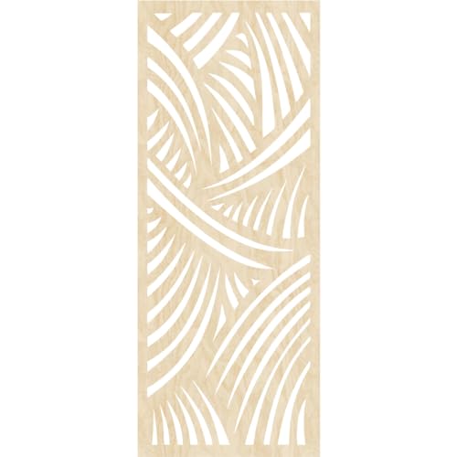 Image of 11 3 /8 inchW x 29 3 /8 inchH x 3 /8 inchT Chester Decorative Fretwork Wood Wall Panels, Birch