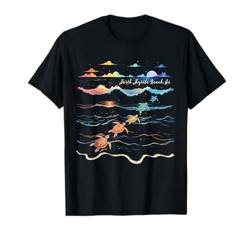 North Myrtle Beach South Carolina Sea Turtle Lover Beach T-Shirt