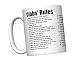 NCIS"Gibbs' Rules" Coffee Mug (Newest edition)