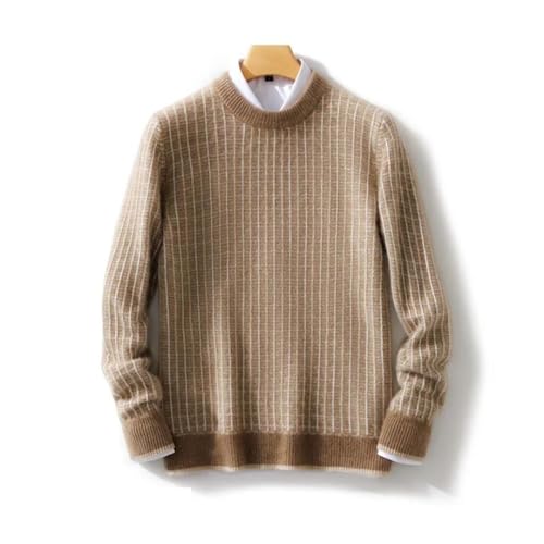 Men O-Neck Merino Wool Knitted Sweater Pullover Cashmere Long Sleeves Soft Casual Top2