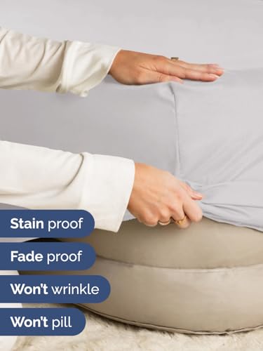 Image of Extra Deep King Fitted Sheet - Single Fitted Sheet Only - French Grey | Easily Fits 18 inch to 24 inch Mattress, Soft, Wrinkle Free, Breathable & Comfy, Extra Deep Pockets Hotel Luxury Fitted Sheet