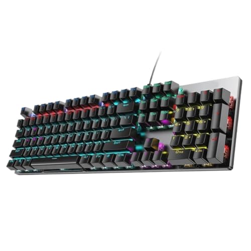 Clavier mécanique GK410 ordinateur de jeu rétroéclairé RVB pour sessions nocturnes