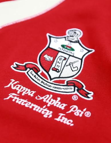 Kappa Alpha Psi M6 Cardigan Crimpson Red2