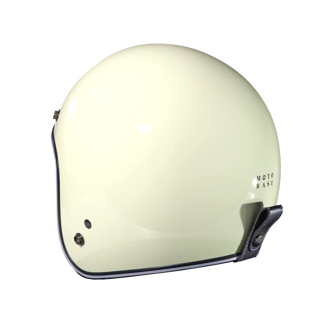 MotoBase ジェットヘルメット MBHL-VJ01 アイボリー Amazon | モトベース（MOTO BASE）SG・PSC規格 バイク用 ヴィンテージ