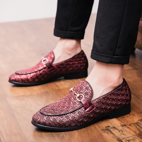 Men's Fashion Textured Loafers, Classy Formal Shoes - Fashionable for Business Occasions, Galas & Formal Gatherings2