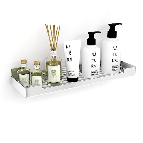 MetalCromo Porta Shampoo Inox Suporte Organizador Banheiro ELG - 1 Unidade - Estilo Minimalista - Resistente à Água - Montagem na Parede - Para Banheiro