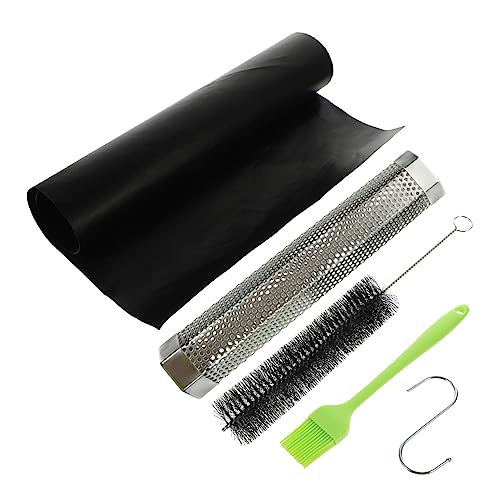 TINEASUR Robustes Räucherrohr Aus Edelstahl Bbq-räucherzubehör-set Netzrohr Für Effiziente Rauchdiffusion