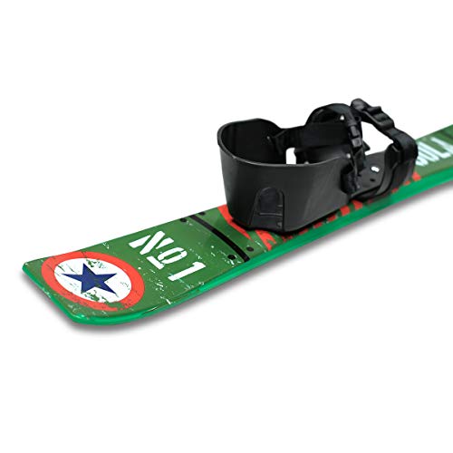 SOLA Kids Ski Set – Beginner Cross Country Skis with Poles and Adjustable Bindings for Ages 3–4, Backyard Winter Fun (Bomber) - Thumbnail 5