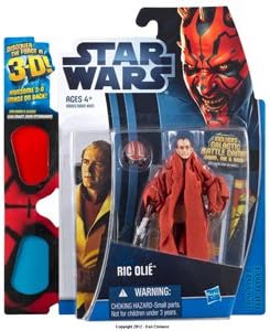 Star Wars 2012 Discover the Force Ric Olie Exclusive Action Figure 3.75 Inches