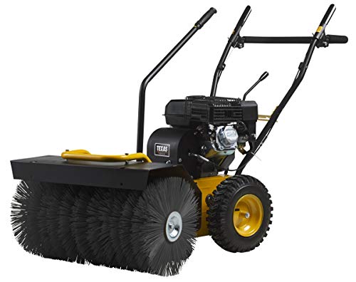 TEXAS Handy Sweep 710TGE Elektrostart Kehrmaschine Benzin 70cm Laubkehrer Schneekehrmaschine Schneeräumer Motorbesen mit Antrieb Radantrieb | 70cm | 208cm³ | 5,7PS | 4 Takt | 3xVorwärtsgang 1x Rück.