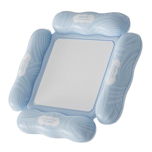 Silla flotante para alberca, portátil, cómoda, tumbona, hamaca inflable de agua, perfecta para relajarse, parques, patio, ríos, duradera, ligera, fácil de usar para adultos y adolescentes