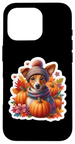 秋 秋 ラットテリア 犬 飼い主 恋人 パンプキン ヴィンテージ ママ スマホケース iPhone 16 Pro 用