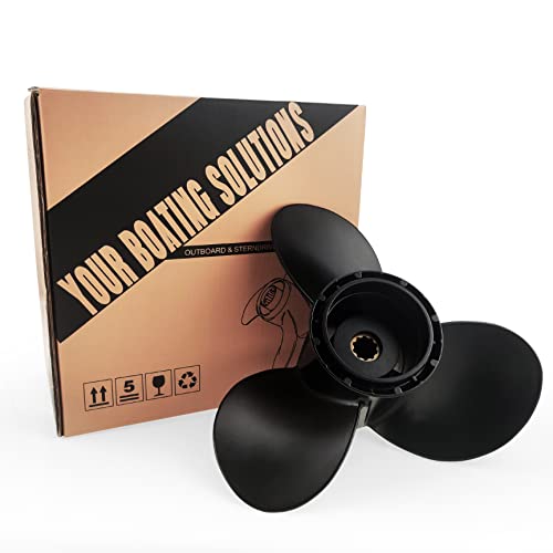Image of CAPTAIN Propeller fit Suzuki Outboard Engine 20hp 25hp 30hp DF25A D25R DF25 DT25C DT25 DF30A DF30 DT30C DT30 10 Tooth Spline