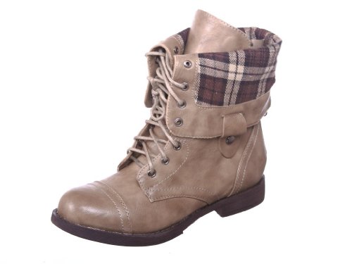 GI Womens Chess-3 Military Combat Boot Fold-over Cuff with Zipper
