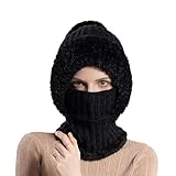 Opdestn Schal Mit Kapuze | Zugband Ohrenschutz,Wintermütze Mit Halstuch | Für Warmes Und Kaltes Wetter, Abenteuer, Pendeln, Wandern, Skifahren, Weihnachten, Geburtstag,