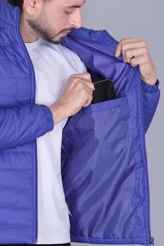 Image of RARE TIMES Men Puffer Jacket | Padded Jacket | Quilted Jacket | Trendy Winter Full Sleeve with Zipper Pocket Jacket (Pack of 1)