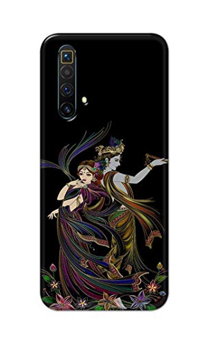 Image of Lord Radha and Krishna Hard Back Case Cover for Realme X3 / X50 5G / X3 SuperZoom Back Cover -(J5) VNS2223