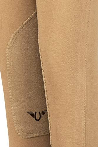 TuffRider Girl's Starter Lowrise Pull-On Jods Breech, Sand, 12 - 1