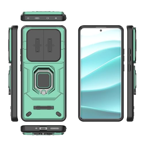 Coque Redmi Note 14 Pro 5G avec fenêtre à pousser antichoc et support vidéo intégré PC TPU