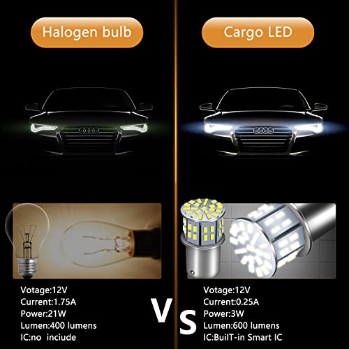 Cargo Led 20 Pcs Of White Super Bright 1156 1141 1003 1073 Ba15S 7506,Super Bright Light 3014-50-Smd Led Bulbs Replace The 12 Volt Replacement Bulbs For Rv Camper Trailer Indoor Lights #TOP4