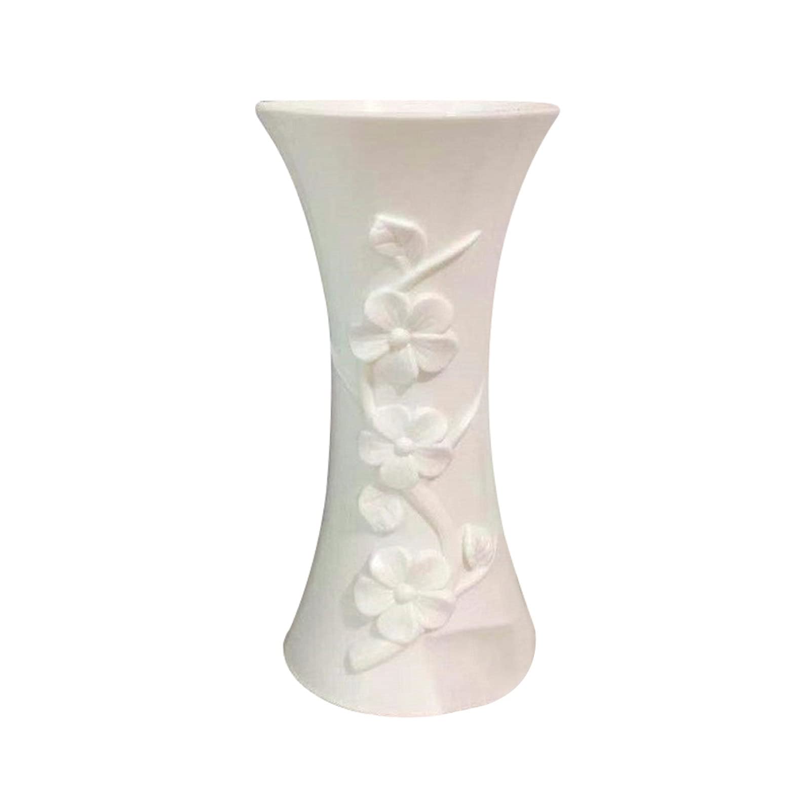 SANWOOD, vaso geometrico in ceramica, vaso da fiori artificiali
