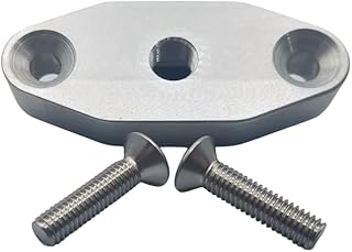 LS 1/8” NPT Oil Port for Turbo Oil Feed Line Auxiliary Oil Supply Billet Adapter Plate LS1 LSX LS2 LS3 Oil Pressure Sensor Oil Cooler Cover LQ4 LQ9 LS6 5.3L 5.7L 6.0L