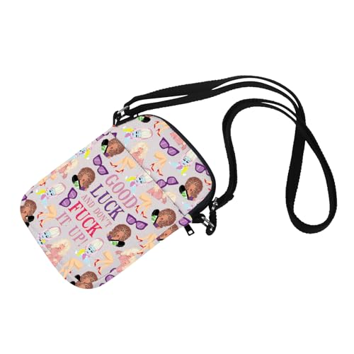 MNIGIU Drag Race Inspired Gift Drag Queen Quote Good Luck And Don’t F It up Crossbody Bag for RP Fans