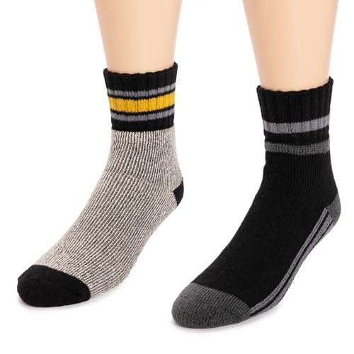 MUK LUKS Men's Camp Socks (2 Pair Pack)2
