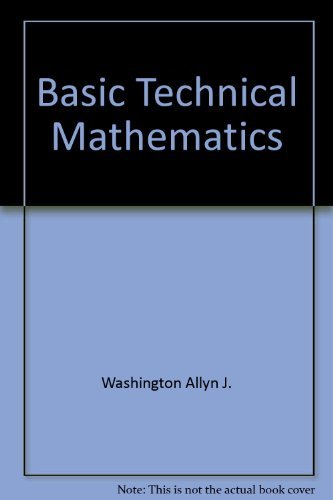 Basic Technical Mathematics 0805395504 Book Cover