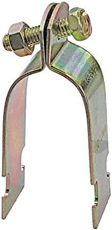 Super-Strut Steel Channel Universal Pipe Strap, Electro Galvanized Finish - V111 1-1/4EG
