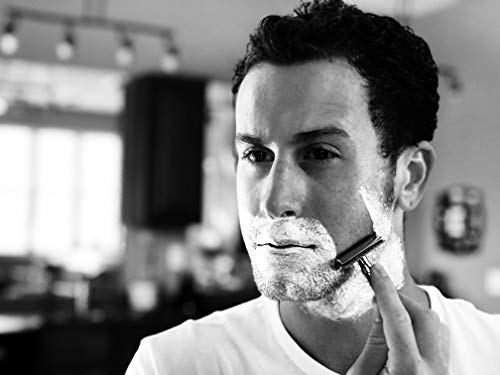 American Shaving Shaving Cream For Men (8oz) - Original Masculine Scent - Premium Natural Lathering Wet Shave Soap - Best Men's Shave Cream For Sensitive Skin - Leaves Skin Irritation-Free