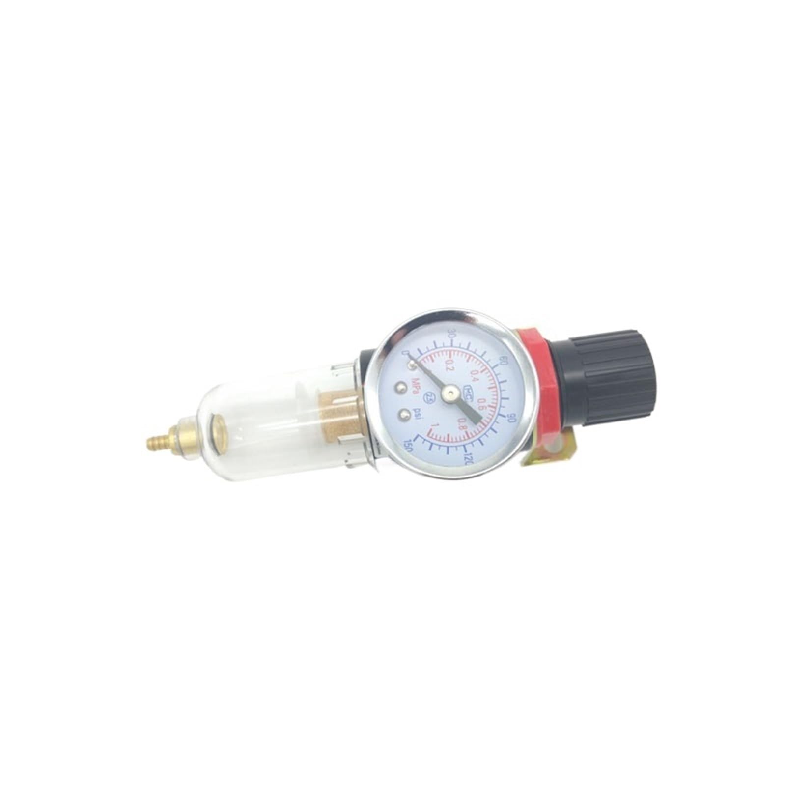 AFR2000 1/4 Filtro aria Regolatore Trattamento Olio Separatore Acqua Unità Preparazione (Tipo 2 con 12mm 1-4, G Thread)