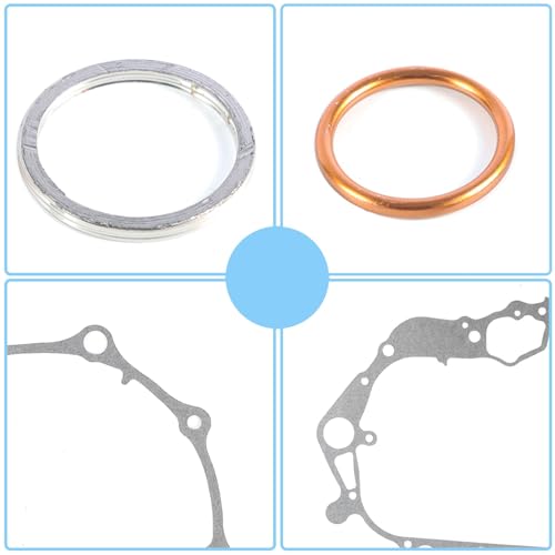 Image of Silscvtt Gasket Kit Replacement for Honda 400EX TRX400EX 1999-2004 | Engine Top Bottom End Gaskets Set